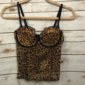 New Cheetah Print Lingerie Top with tag